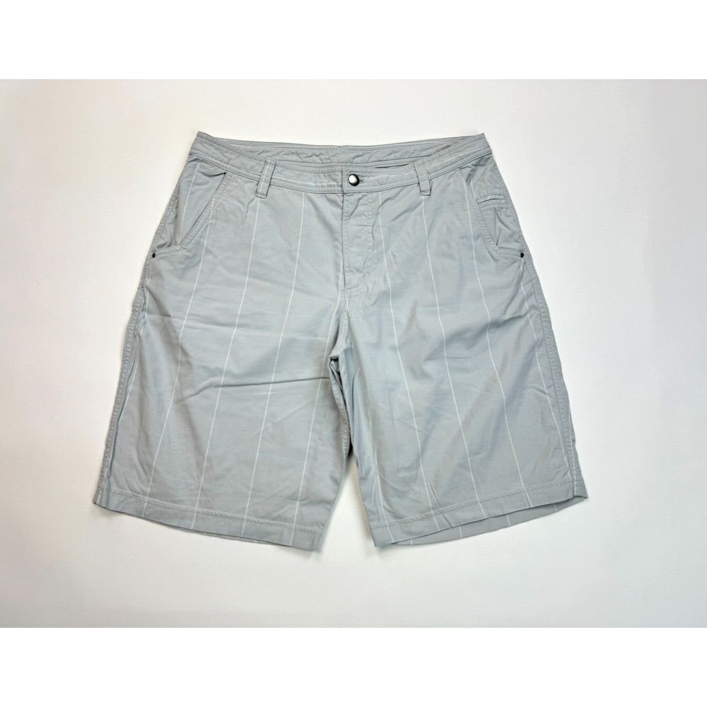 Lululemon Golf Short Mens 36 Pockets Flat Front Zip Closure‎ Performance Gray